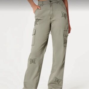 New like Hollister High waisted butterfly pants